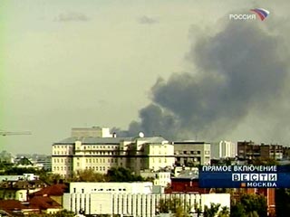 На Черкизовском вещевом рынке на востоке Москвы в среду днем возник пожар