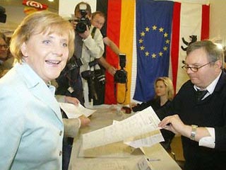 На парламентских выборах в Германии побеждает оппозиция во главе с Ангелой Меркель