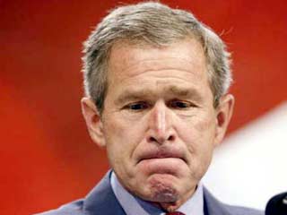 Рейтинг Джорджа Буша упал до исторического минимума за пять лет пребывания у власти