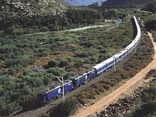 SOUTH AFRICA'S BLUE TRAIN