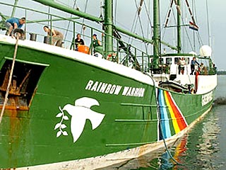 Флагманский корабль Greenpeace уничтожил редкий коралловый риф