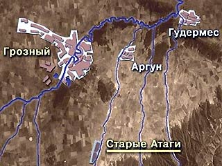 По чеченскому селу Старые Атаги стреляли со стороны позиций федеральных войск. Военные заявили, что "ошиблись координатами"