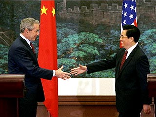Буш призвал председателя КНР к расширению политических и религиозных свобод