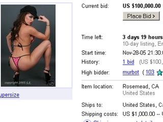 В интернете через аукцион продается порнокомпания за 100 тыс. долларов