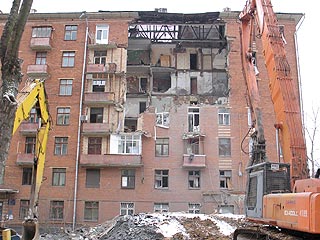 На реконструкцию разрушенного взрывом дома на улице Годовикова в Москве выделят 21 млн рублей