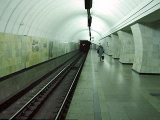 Инцидент, приведший к временной остановке движения составов, произошел на станции "Чеховская" в 19:40, когда на путь, ведущий в сторону станции "Алтуфьево", упала женщина