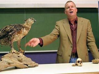 Африканский хохлатый орел был признан виновным в убийстве, совершенном приблизительно 2-3 млн лет назад, пишет британская газета The Times