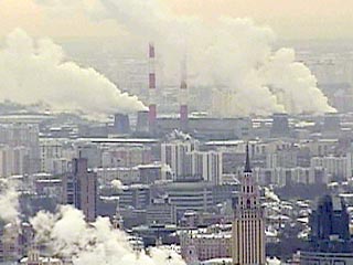 Из-за экстремальных морозов воздух в московском регионе сильно загрязнен