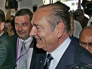 Президент Франции Жак Ширак стал жертвой розыгрыша двух канадских юмористов