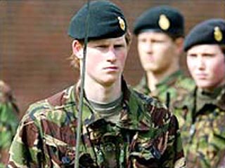 Британский принц Гарри, младший сын наследного принца Чарльза, может быть направлен в 2007 году на военную службу в Ирак