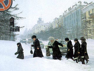 В Магаданской области рекорд холодов побит не был. На улице "всего" минус 48