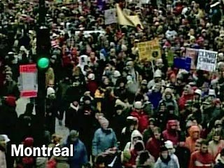 Мирные демонстрации протеста против публикации рядом европейских СМИ карикатур на пророка Мухаммеда состоялись в эти выходные дни в двух крупнейших городах Канады - Торонто и Монреале