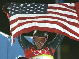 Представитель США Тед Лайджети выиграл "золото" Туринской Олимпиады в горнолыжной комбинации