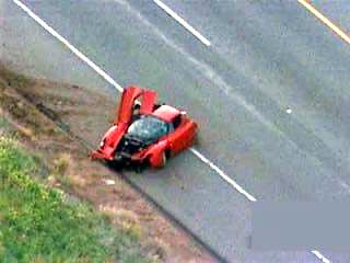 В Малибу водитель разбил о столб Ferrari стоимостью 1 млн долларов