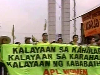 На Филиппинах разогнали манифестацию женщин