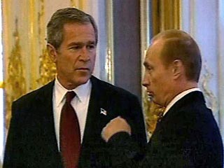 Президент США Буш должен донести до президента России Путина то, что интеграция России в мировое сообщество находится под угрозой, пока Кремль проводит политику, направленную на подрыв демократии в соседних с Россией государствах