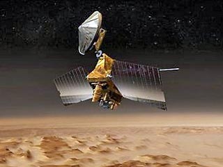Американская межпланетная автоматическая станция Mars Reconnaissance Orbiter сегодня успешно вышла на орбиту искусственного спутника "красной планеты"