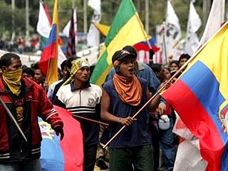 Индейцы Эквадора выступили против подписания договора о свободной торговле с США