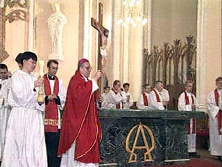 В московском католическом кафедральном соборе Непорочного зачатия Девы Марии было совершено торжественное богослужение