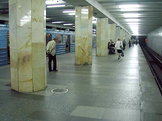 60-летняя женщина упала в понедельник утром на пути перед идущим электропоездом на станции метро "Полежаевская" Таганско-Краснопресненской линии