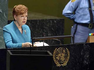 Президент Латвии Вайра Вике-Фрейберга не прочь возглавить ООН