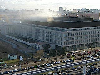 Апрель 2005 года, пожар в телецентре