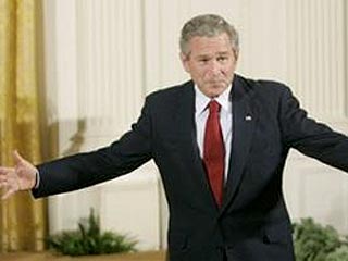 С падением рейтинга над Бушем стали чаще смеяться на американском телевидении
