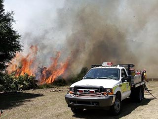 Из-за сильных пожаров во Флориде перекрыта главная транспортная артерия восточного побережья США