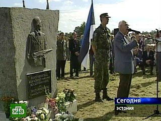 Митинг открыл Тиит Мадиссон - лидер Национального движения, бывший старейшина волости Лихула, по инициативе которого в 2004 году в поселке Лихула был установлен памятник солдатам 20-й эстонской дивизии СС