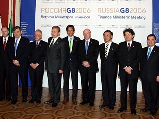 Министр финансов РФ Алексей Кудрин считает успешной встречу министров финансов стран "большой восьмерки", которая прошла в Санкт-Петербурге