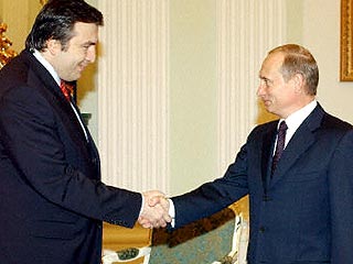 В Санкт-Петербурге начинается встреча Владимира Путина и Михаила Саакашвили