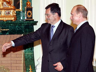 Путин договорился с Проди открыть энергетические рынки на российских условиях