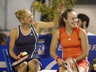 Курникова может последовать примеру Хингис и вернуться в большой теннис