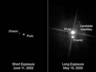 Две новых луны Плутона получили загробные мифологические имена: Никса и Гидра