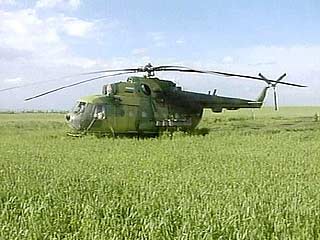 Российские власти задержали в Беслане грузинский вертолет