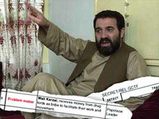 Секретные документы Пентагона, попавшие в распоряжение ABC News, изобличают брата президента Афганистана как "создающего проблемы" человека, которые получает деньги от местных наркобаронов