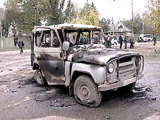 В центре Грозного подорван автомобиль, есть жертвы