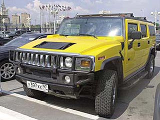 Диме Билану подарили желтый Hummer за 250 тыс. долларов