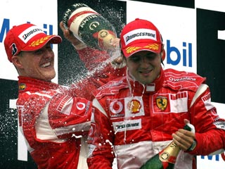 Шумахер принес победу "Феррари" на Гран-при Германии
