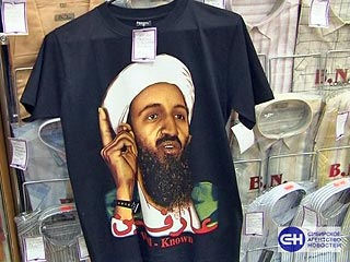 В Красноярске появились в продаже футболки с портретом Усамы бен Ладена