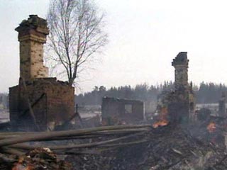 Степной пожар сжег 25 домов в станице в Волгоградской области, есть пострадавшие