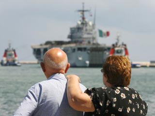 Итальянские миротворцы отправились в Ливан на пяти военных кораблях