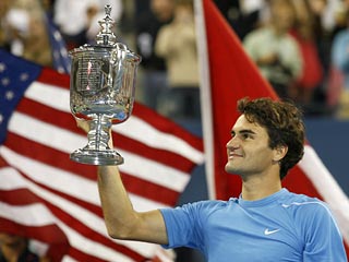Швейцарец Роджер Федерер одержал победу в US Open