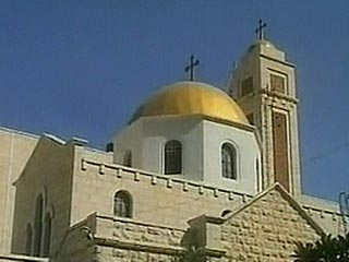 В городе Наблус на Западном берегу реки Иордан сегодня нападениям подверглись англиканская и Греческая православная церкви