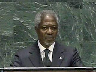 Кофи Аннан выступил с прощальной речью на Генассамблее ООН