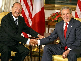 Буш и Ширак пришли к соглашению