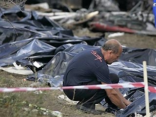 Минтранс РФ: 40 погибших в катастрофе Ту-154 под Донецком все еще не опознаны