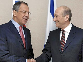 В Москве Эхуд Ольмерт провел переговоры с Сергеем Лавровым