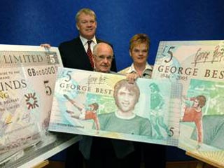 Портрет футбольной звезды Джорджа Беста в ноябре появится на миллионе банкнот в Северной Ирландии
