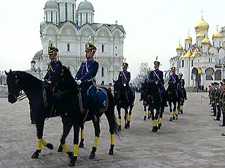 На Красной площади состоялся последний в этом сезоне развод конных и пеших караулов